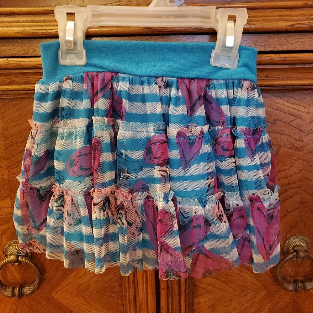 Girls multi colored skirt